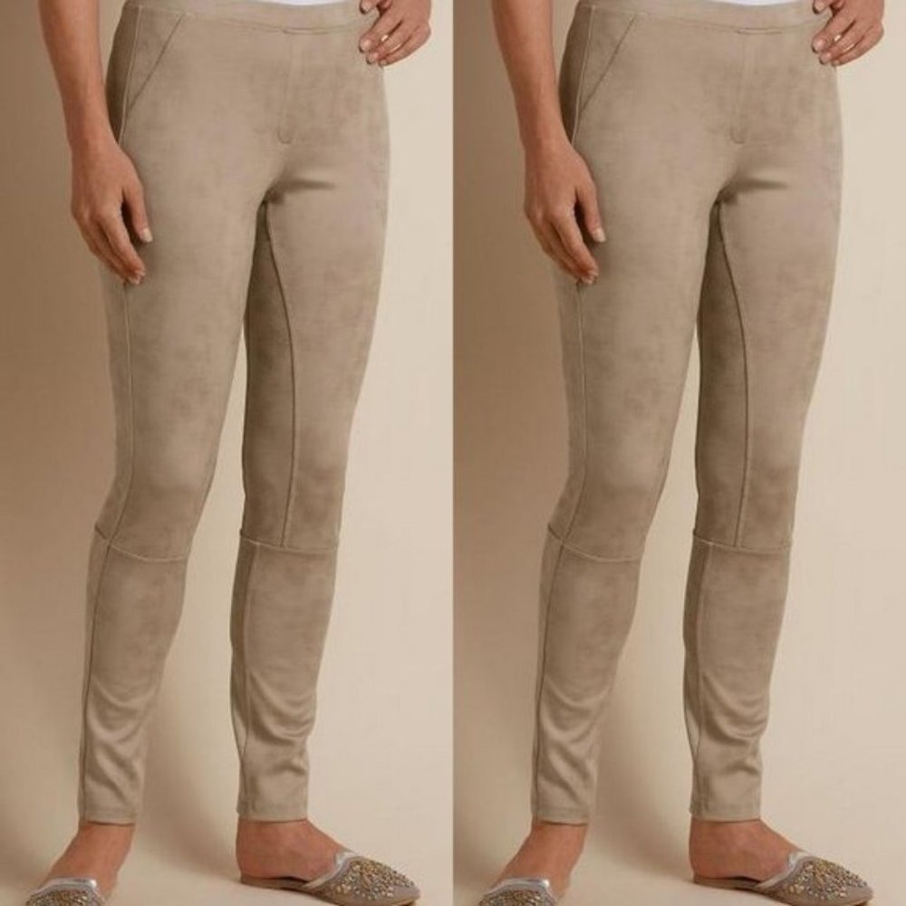 Soft Surroundings Petites Leather Like Leggings‎ XL